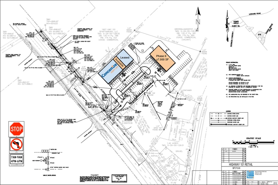 1967 S Carolina 101, Greer, SC à louer - Plan de site – Image 2 sur 5