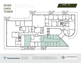 3730 Kirby Dr, Houston, TX à louer Plan d’étage– Image 1 sur 1