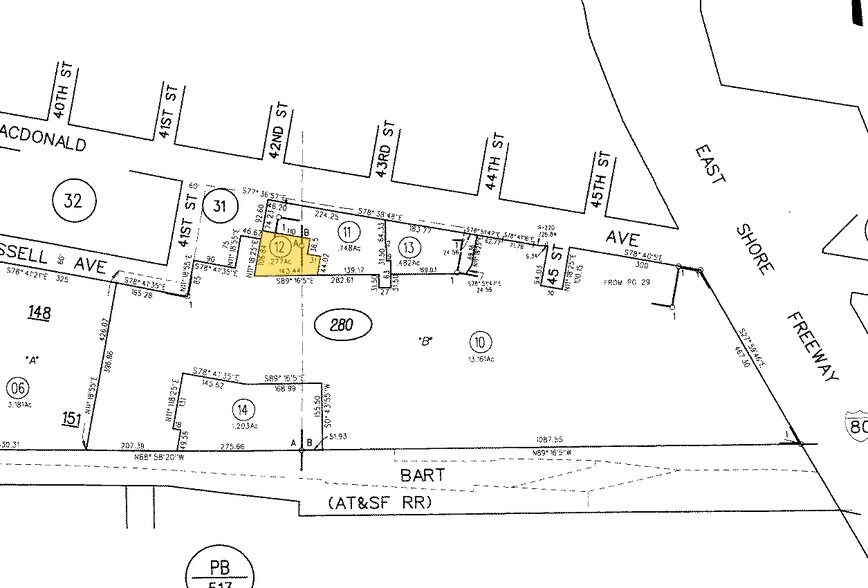 4250 MacDonald Ave, Richmond, CA à vendre - Plan cadastral – Image 3 sur 3