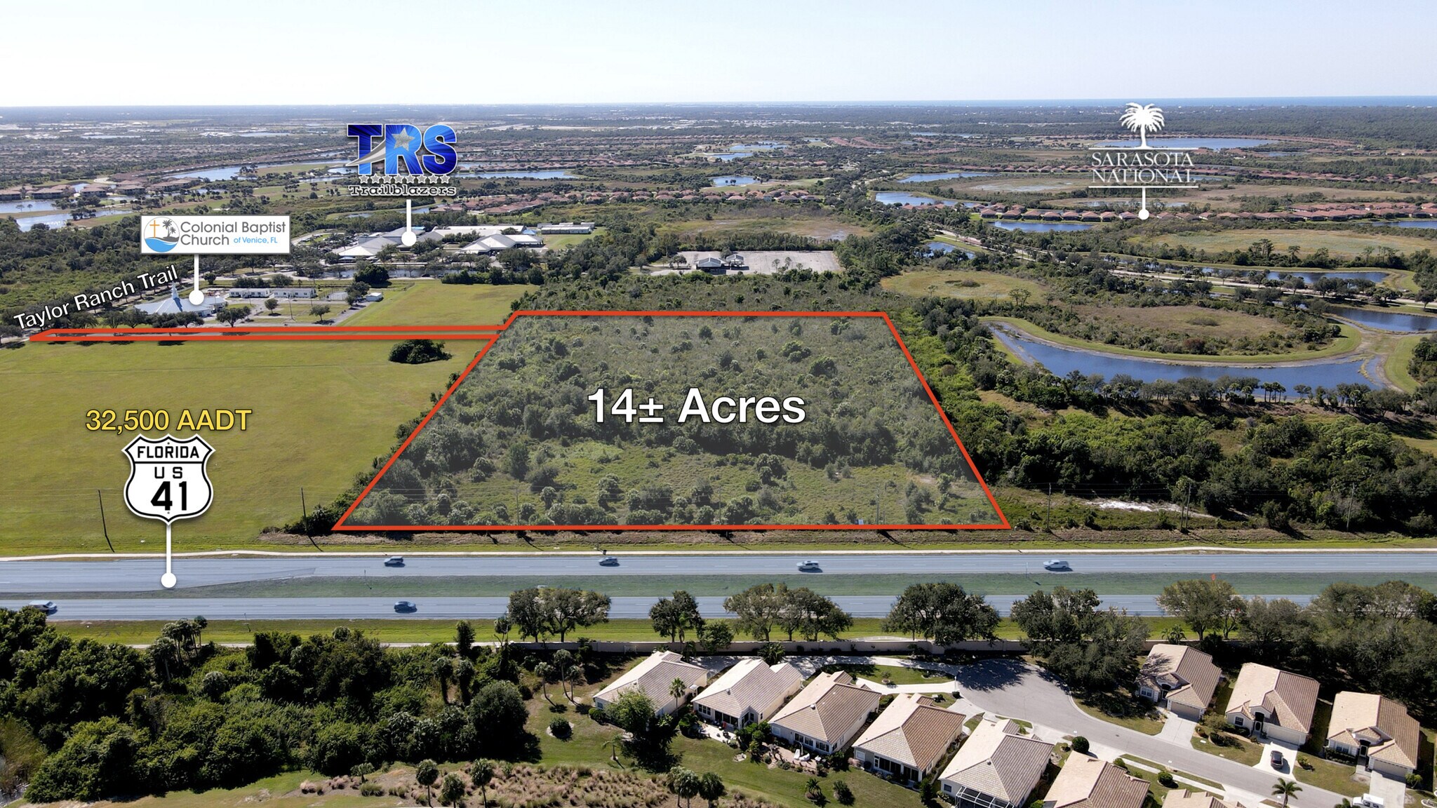 2250 Taylor Ranch Trl, Venice, FL à vendre Aérien– Image 1 sur 7