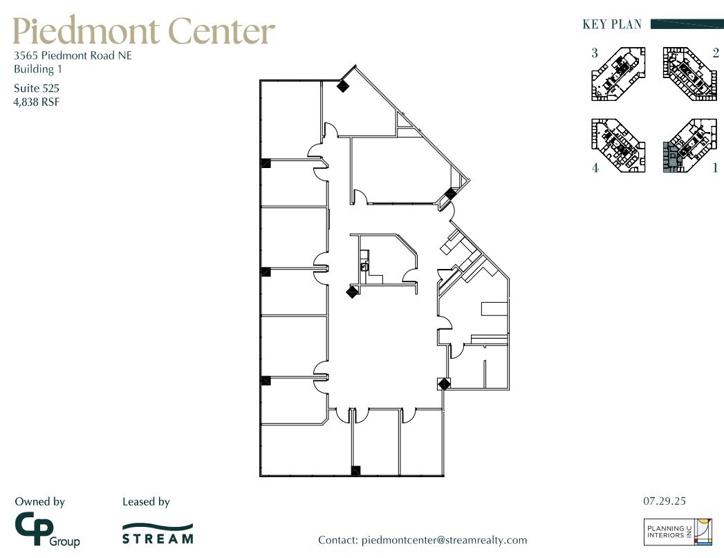 3495 Piedmont Rd NE, Atlanta, GA à louer Plan d’étage– Image 1 sur 1