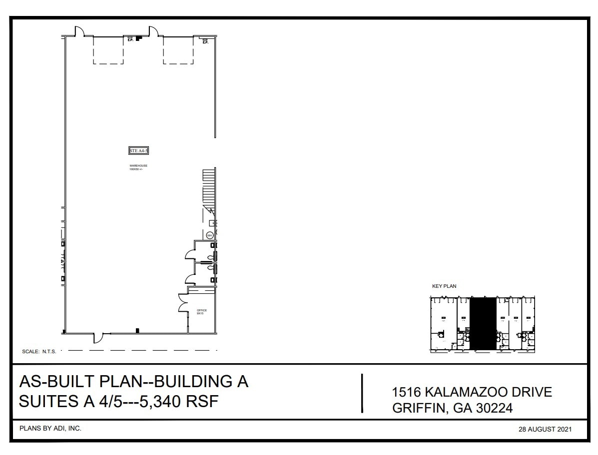 1516 Kalamazoo Dr, Griffin, GA à louer Plan d’étage– Image 1 sur 1