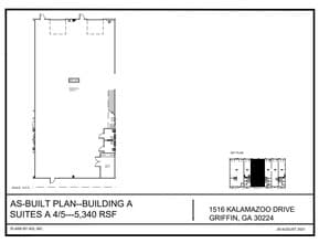 1516 Kalamazoo Dr, Griffin, GA à louer Plan d’étage– Image 1 sur 1