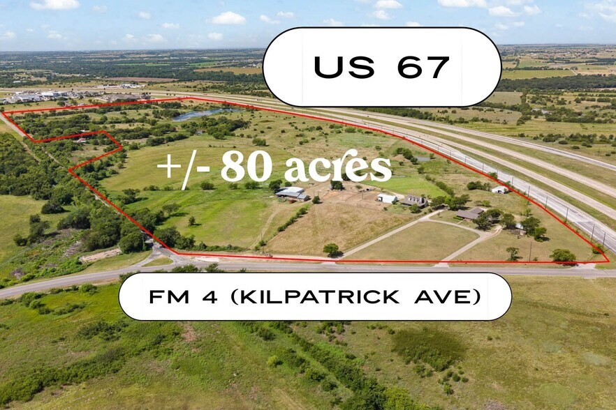 1365 Doty Rd, Cleburne, TX à vendre - Aérien – Image 1 sur 5