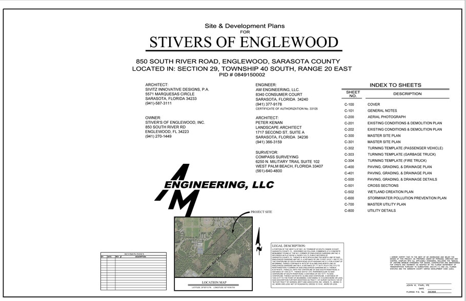 S. River Road, Englewood, FL à vendre - Plan de site – Image 2 sur 28