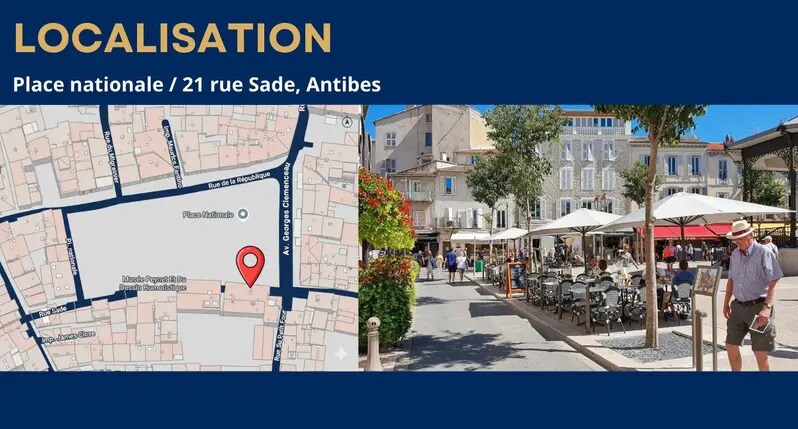Local commercial dans Antibes à louer - Photo de l’immeuble – Image 3 sur 6