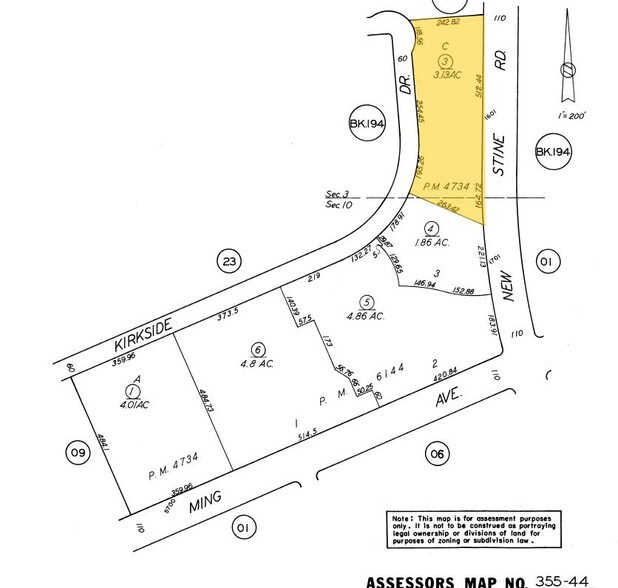 1601 New Stine Rd, Bakersfield, CA à louer - Plan cadastral – Image 2 sur 25