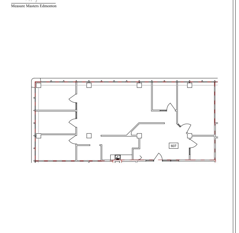 10107-10119 Jasper Av NW, Edmonton, AB à louer Plan d’étage– Image 1 sur 2