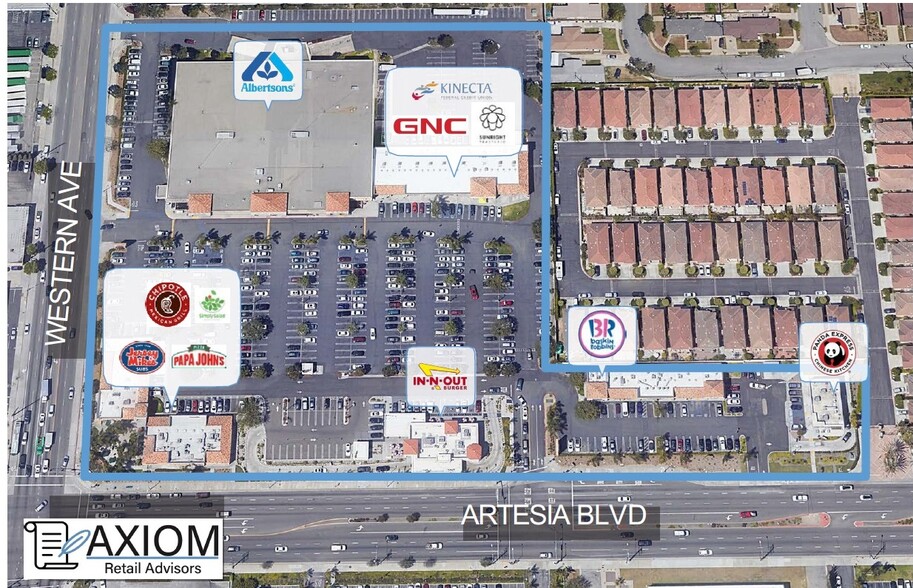 1735 W Artesia Blvd, Gardena, CA à louer - Photo de l’immeuble – Image 1 sur 9