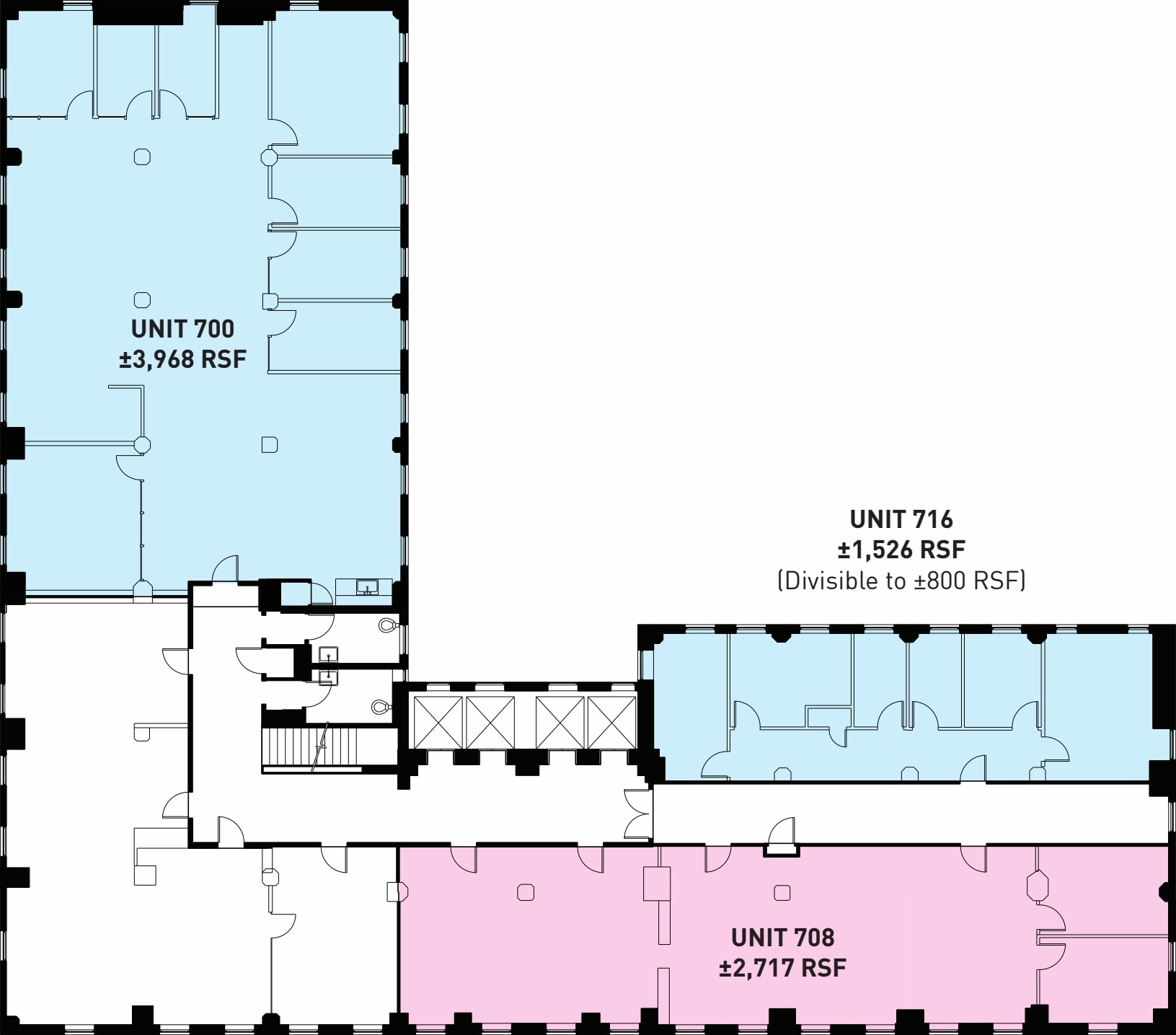 1680 N Vine St, Hollywood, CA à louer Plan d’étage– Image 1 sur 1