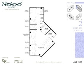 3495 Piedmont Rd NE, Atlanta, GA à louer Plan d’étage– Image 1 sur 1