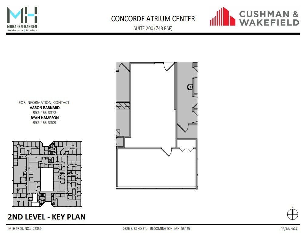 2626 E 82nd St, Bloomington, MN à louer Plan d’étage– Image 1 sur 1