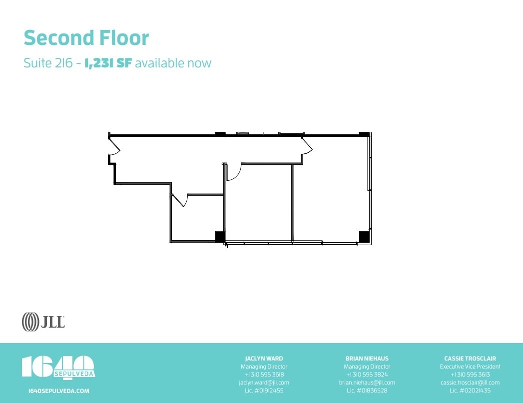 1640 S Sepulveda Blvd, Los Angeles, CA à louer Plan d’étage– Image 1 sur 2