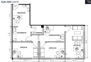 180 E Main St, Smithtown, NY à louer Plan d’étage– Image 1 sur 1