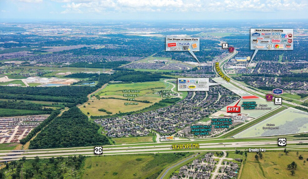 6910 E Sam Houston Parkway Pky, Houston, TX à louer - Photo de l’immeuble – Image 3 sur 5