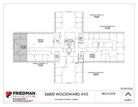 36800 Woodward Ave, Bloomfield Hills, MI à vendre Plan d’étage– Image 2 sur 2