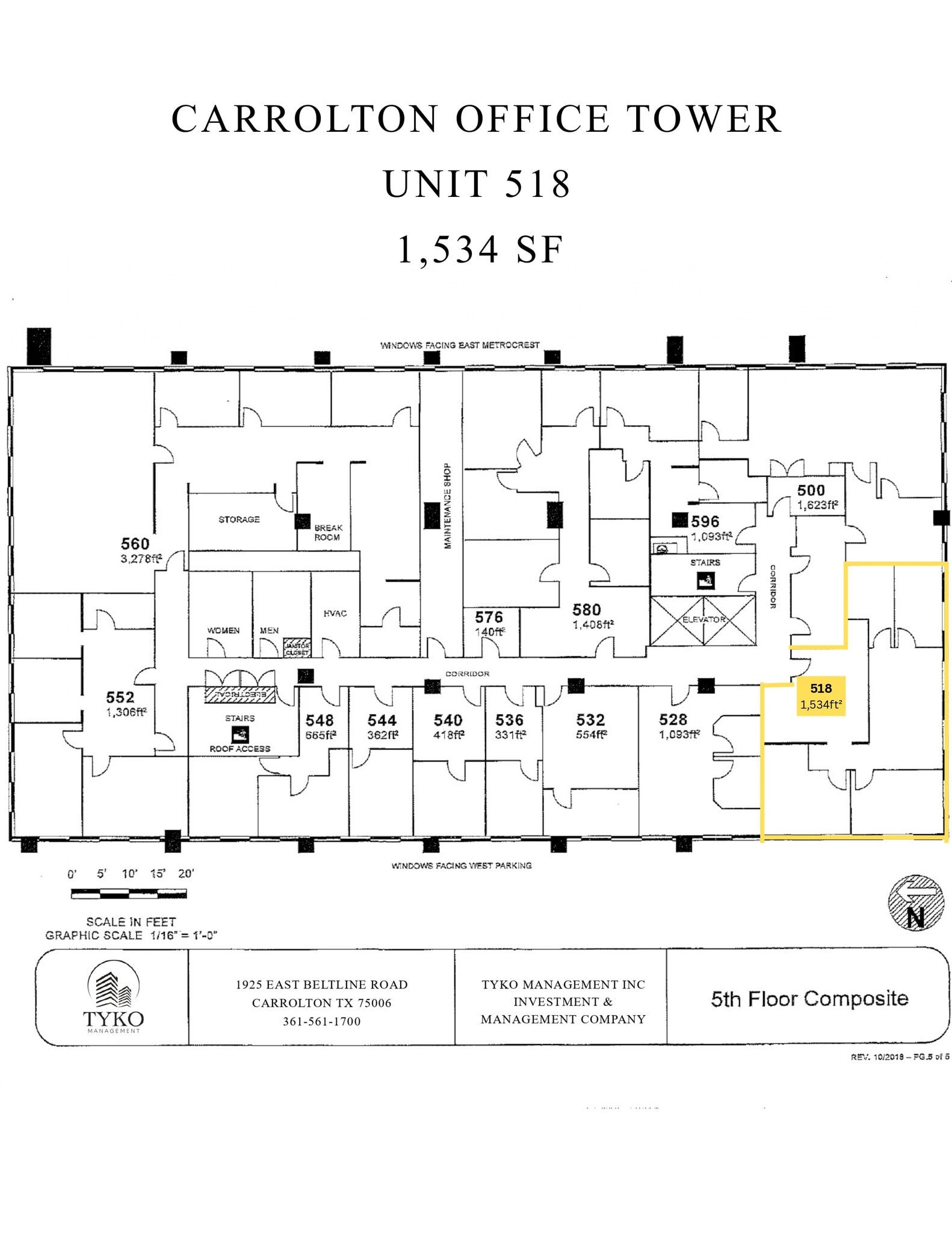 1925 E Belt Line Rd, Carrollton, TX à louer Plan d’étage– Image 1 sur 1