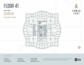 1201 3rd Ave, Seattle, WA à louer Plan d’étage– Image 1 sur 1