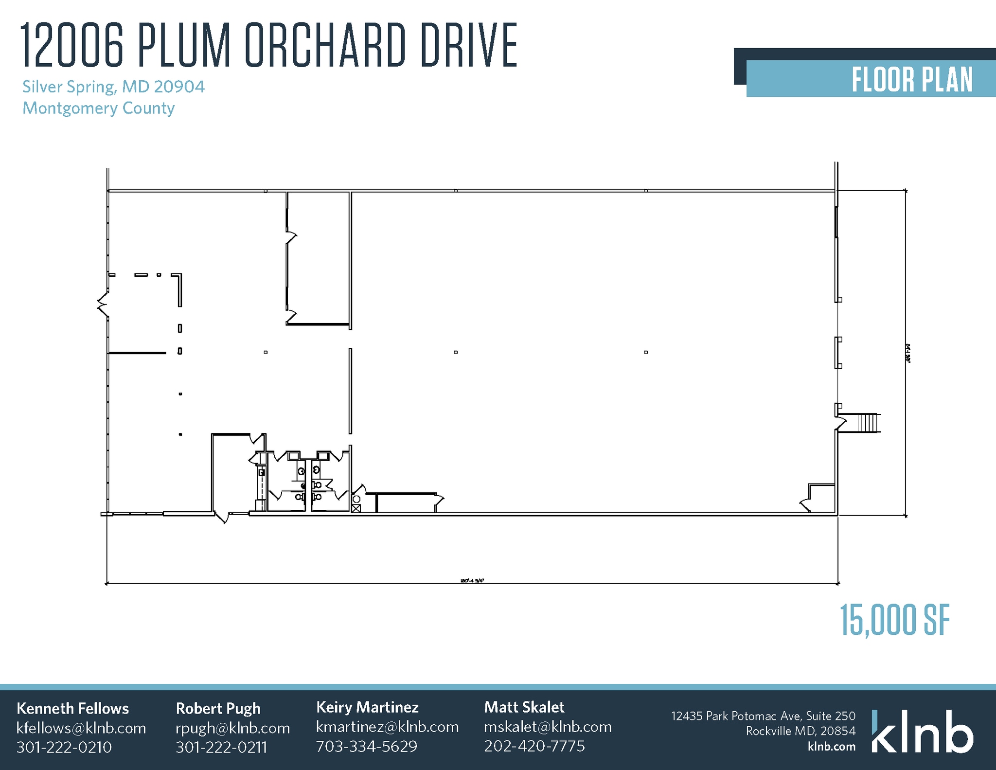 12006 Plum Orchard Dr, Silver Spring, MD à louer Plan d’étage– Image 1 sur 1