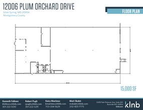 12006 Plum Orchard Dr, Silver Spring, MD à louer Plan d’étage– Image 1 sur 1