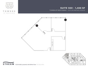 10370 Richmond Ave, Houston, TX à louer Plan d’étage– Image 1 sur 2