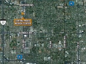 7550 N 19th Ave, Phoenix, AZ - VUE AÉRIENNE vue de carte - Image1
