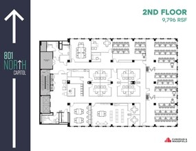 801 N Capitol St NE, Washington, DC à louer Plan d’étage– Image 1 sur 1
