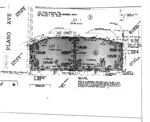 1808 10th St, Plano, TX à louer - Plan cadastral – Image 2 sur 6