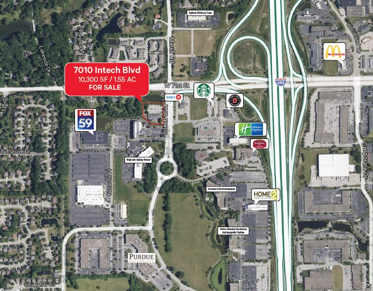 7010 Intech Blvd, Indianapolis, IN à vendre - Photo de l’immeuble – Image 2 sur 4