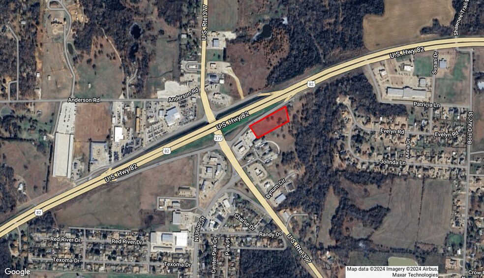 US Hwy 82 and US 377 hwy, Whitesboro, TX à vendre - Photo de l’immeuble – Image 2 sur 4