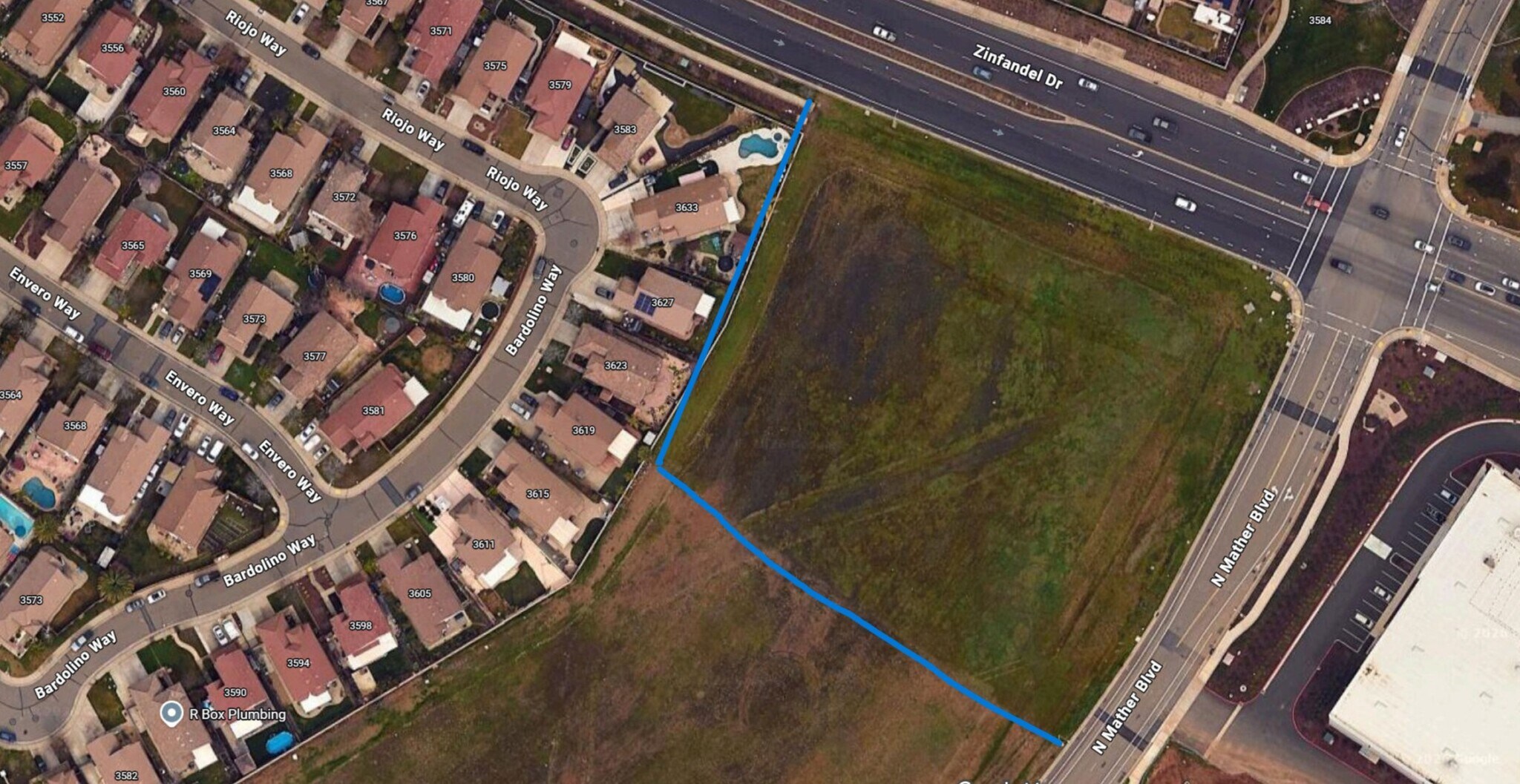 SW Zinfandel and N Mather Ave, Rancho Cordova, CA à vendre Aérien– Image 1 sur 8
