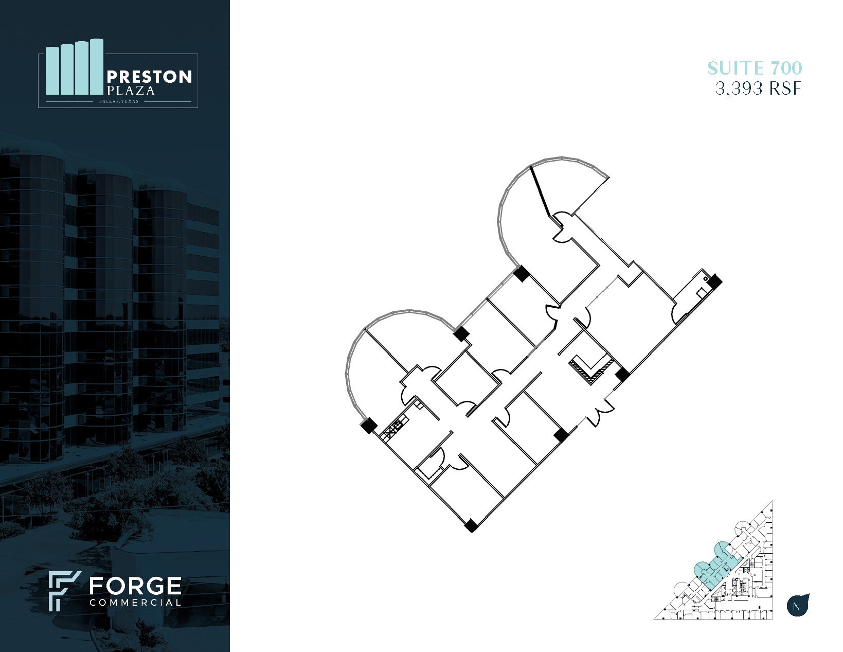 17950 Preston Rd, Dallas, TX à louer Plan d’étage– Image 1 sur 1