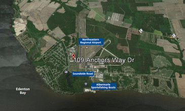 109 Anchors Way Dr, Edenton, NC - VUE AÉRIENNE  vue de carte - Image1