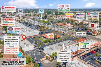 Plus de détails pour 3512-3538 E Chapman Ave, Orange, CA - Bureau/Local commercial, Local commercial à louer