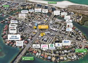 400-423 Saint Armands Cir, Sarasota, FL - Vue aérienne  vue de carte