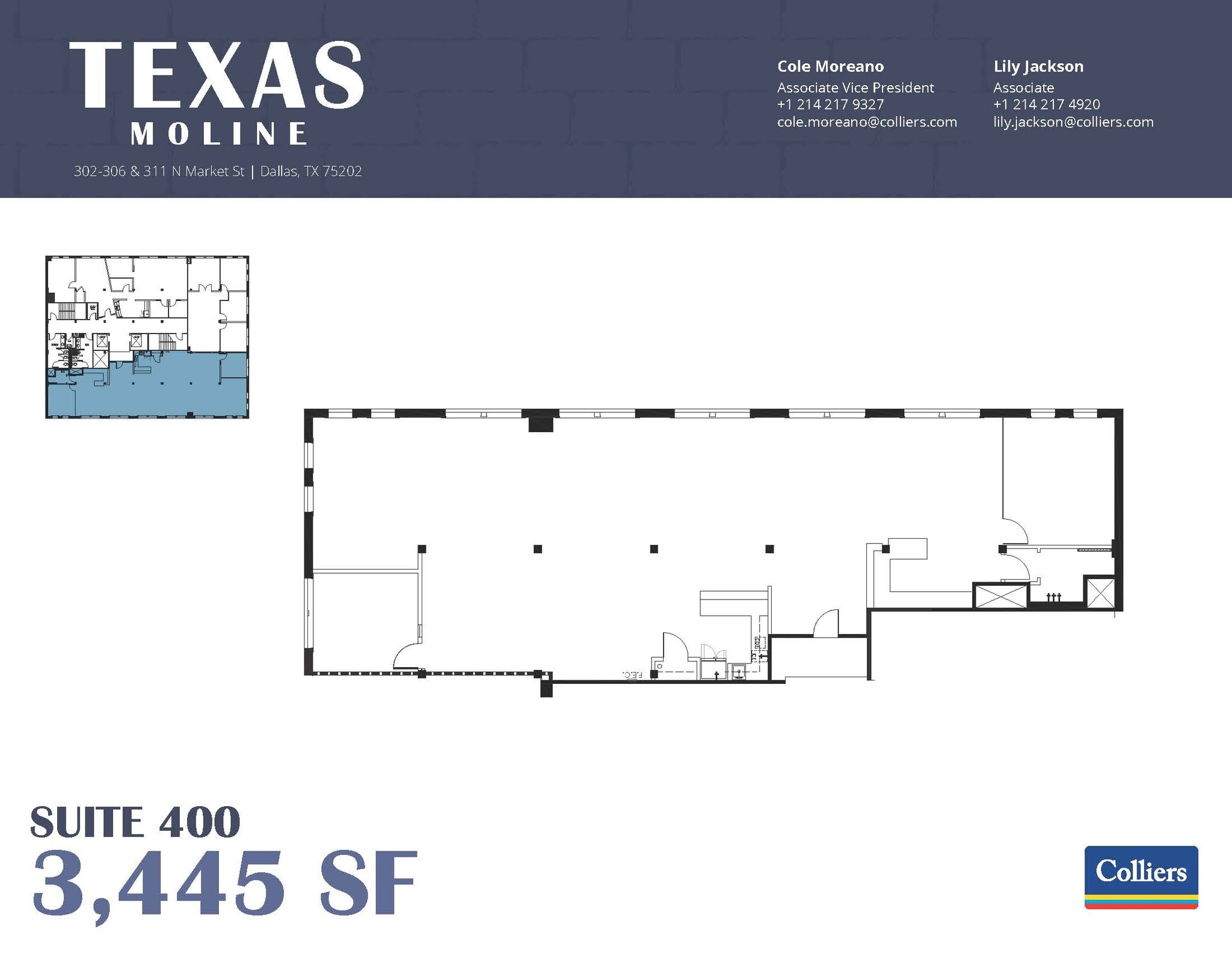302-306 N Market St, Dallas, TX à louer Plan d’étage– Image 1 sur 1