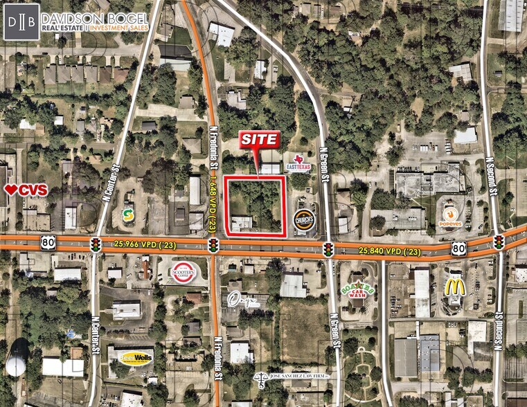 Hwy. 80 & Fredonia St, Longview, TX à vendre - Photo de l’immeuble – Image 2 sur 2