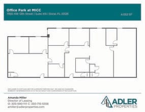 1200 NW 78th Ave, Doral, FL à louer Plan d’étage– Image 1 sur 1