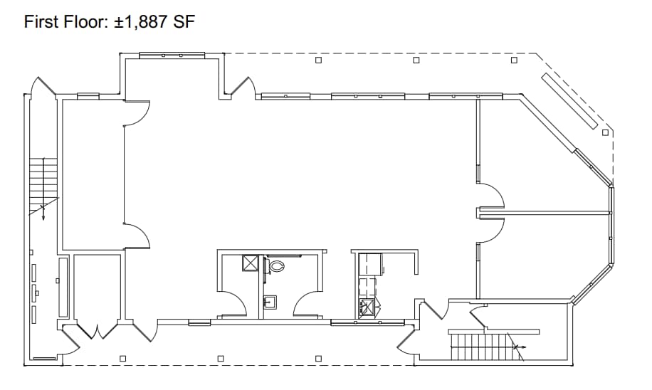811-815 El Camino Real, Menlo Park, CA à louer Plan d’étage– Image 1 sur 1