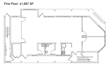 811-815 El Camino Real, Menlo Park, CA à louer Plan d’étage– Image 1 sur 1
