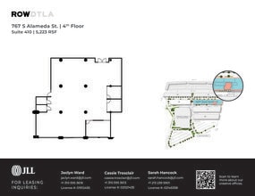 777 S Alameda St, Los Angeles, CA à louer Plan d’étage– Image 1 sur 1