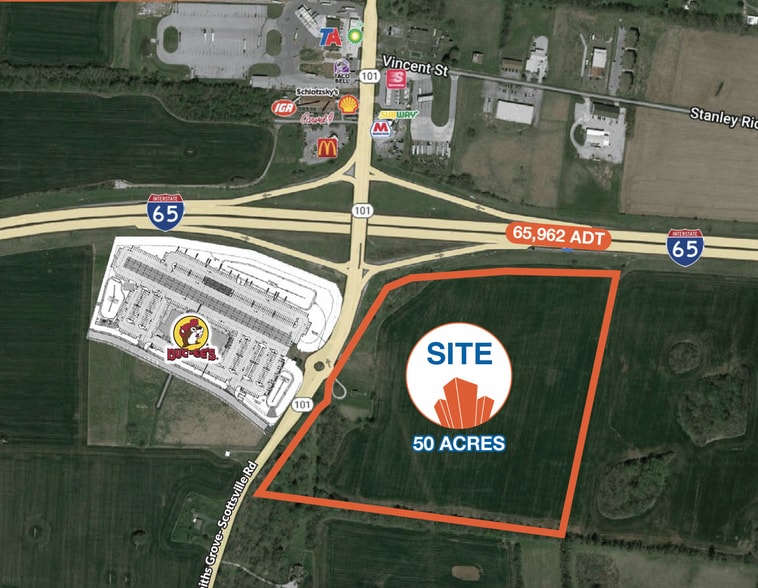 4004 Smiths Grove Scottsville Rd, Smiths Grove, KY à vendre - Aérien – Image 3 sur 4