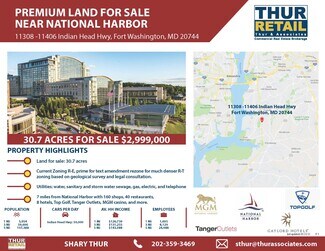 Plus de détails pour 11308 Indian Head Hwy, Fort Washington, MD - Terrain à vendre