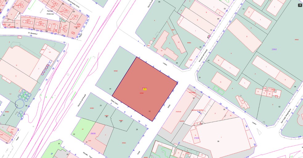 Barri del Molí d'en Rovira, Vilafranca del Penedès, Barcelona à vendre - Plan cadastral – Image 2 sur 2