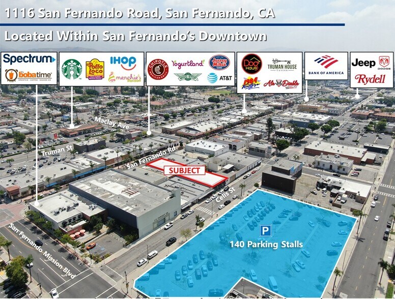 1116 San Fernando Rd, San Fernando, CA à louer - Photo de l’immeuble – Image 2 sur 4