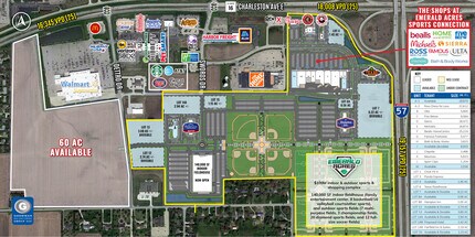 I-57 & Charleston Ave E, Mattoon, IL - VUE AÉRIENNE  vue de carte - Image1