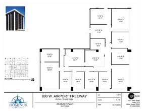 800 W Airport Fwy, Irving, TX à louer Plan de site– Image 1 sur 1