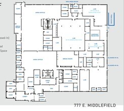 777 E Middlefield Rd, Mountain View, CA à louer Plan d’étage– Image 1 sur 1