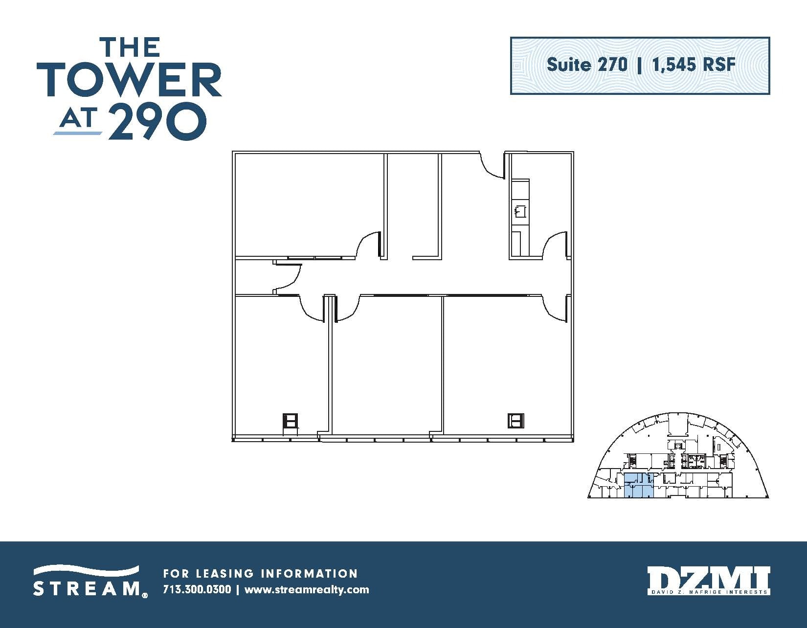 13430 Northwest Fwy, Houston, TX à louer Plan d’étage– Image 1 sur 1