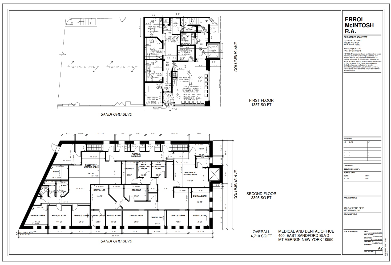 400-422 E Sandford Blvd, Mount Vernon, NY à louer Plan d’étage– Image 1 sur 1
